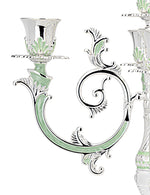 Load image into Gallery viewer, 5 LIT CANDLE STD - Silver Plated