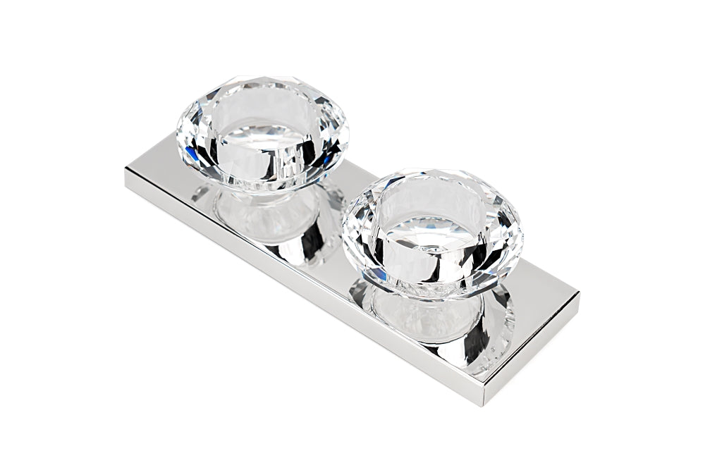 Crystal Tea Light Set