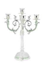 Load image into Gallery viewer, 5 LIT CANDLE STD - Silver Plated