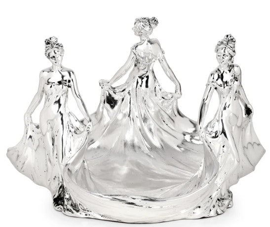 3 DANCING LADY PLATTER