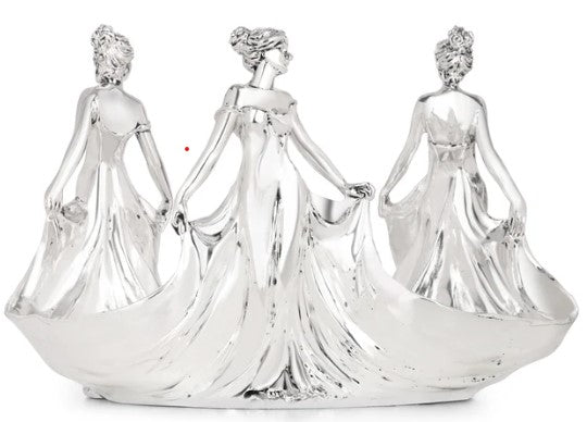 3 DANCING LADY PLATTER