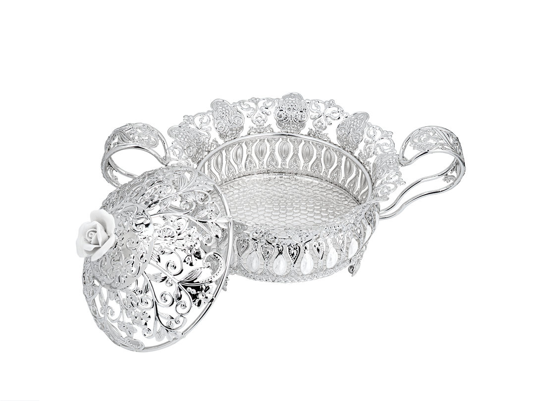 CENTRE PIECE WITH HANDLES