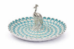 Load image into Gallery viewer, ROUND PEACOCK PLATTER