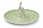 Load image into Gallery viewer, ROUND PEACOCK PLATTER