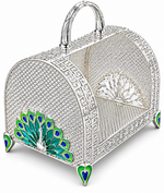 Load image into Gallery viewer, PEACOCK ABSTRACT BASKET BIG
