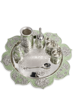 Load image into Gallery viewer, LOTUS PUJA THALI