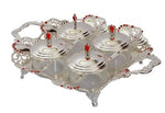 Load image into Gallery viewer, 4 BOWL WITH TRAY SET