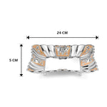 Load image into Gallery viewer, SQAURE ENAMEL PLATTER PEACH