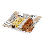 Load image into Gallery viewer, SQAURE ENAMEL PLATTER PEACH