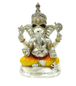 Load image into Gallery viewer, Silver Plated Siddhivinayak Ganesha
