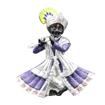 Load image into Gallery viewer, BANKEY BIHARI JI BLACK TONE  Silver Plated