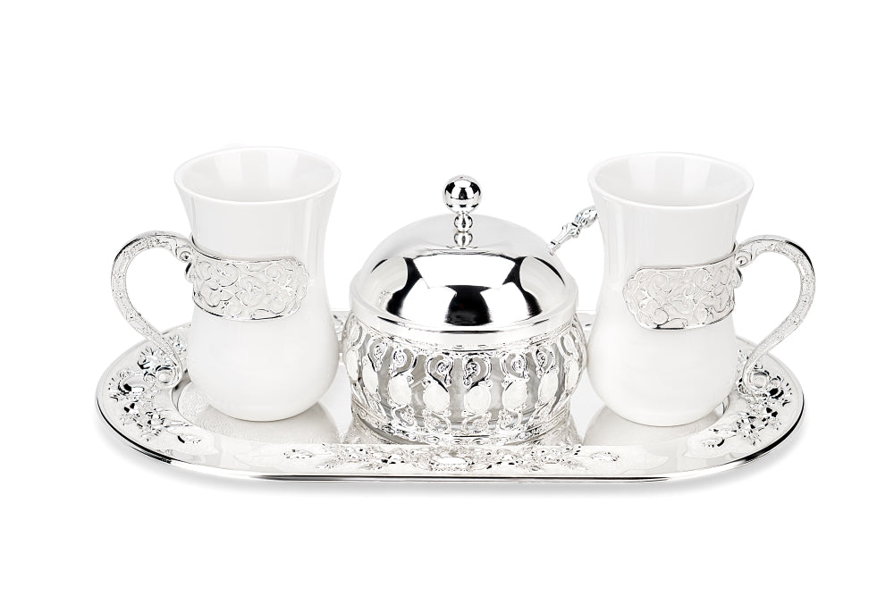 SET OF 2 CUP WITH TRAY