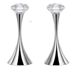 Load image into Gallery viewer, CRYSTAL CANDLE STAND PAIR