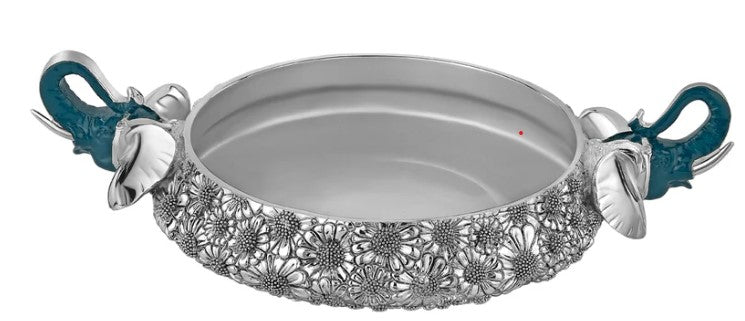 ELEPHANT URLI SILVER ANTIQ