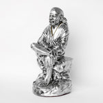 Load image into Gallery viewer, Luxurious SAI BABA ON STONE Silver plated
