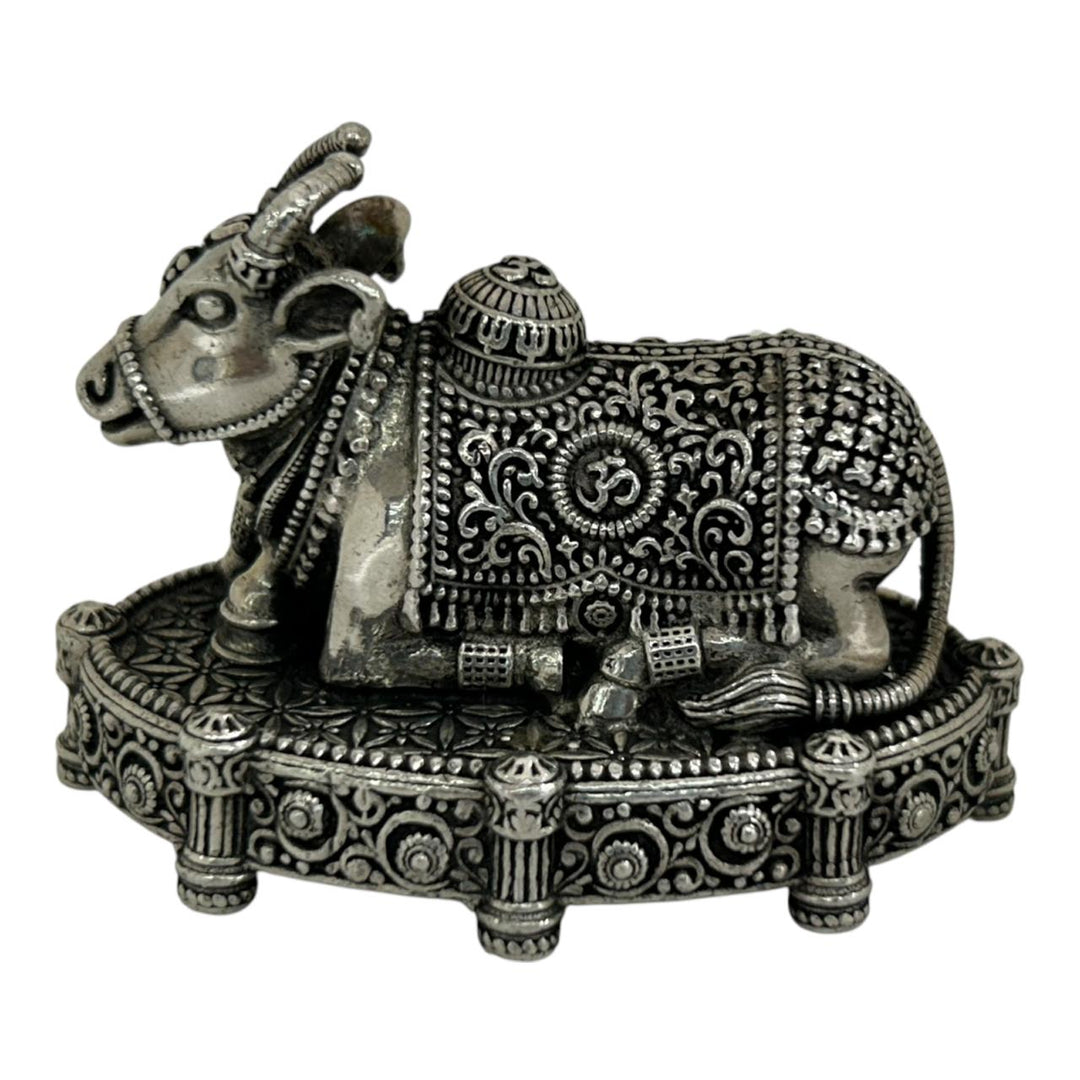 NANDI JI PURE SILVER IDOL 925 (3D WORK)