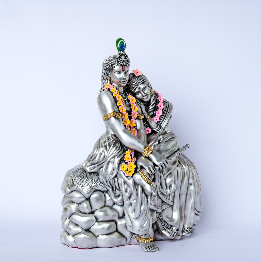 Radha Krishna Celestial Couple Idol - Small