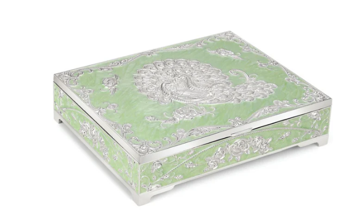 ENAMELLED BOX -4 PARTITION
