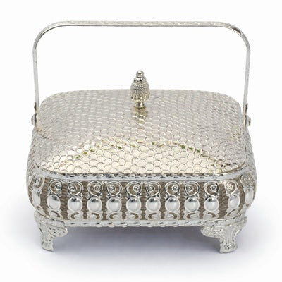 SQUARE BASKET WITH LID