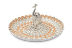Load image into Gallery viewer, ROUND PEACOCK PLATTER