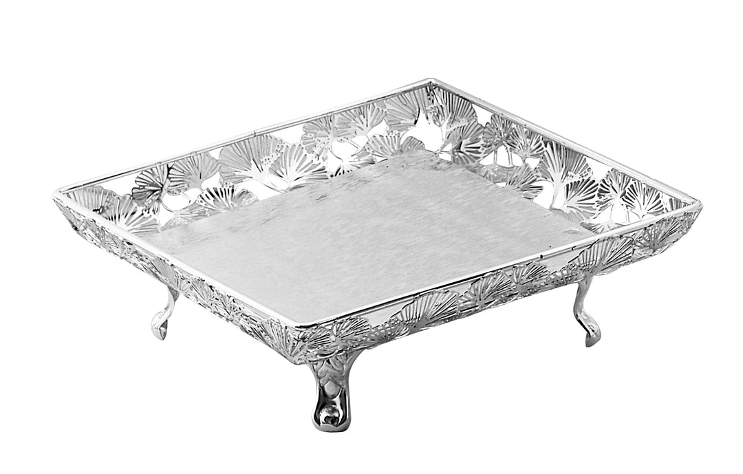BASKET FLOWER PLATTER SQUARE