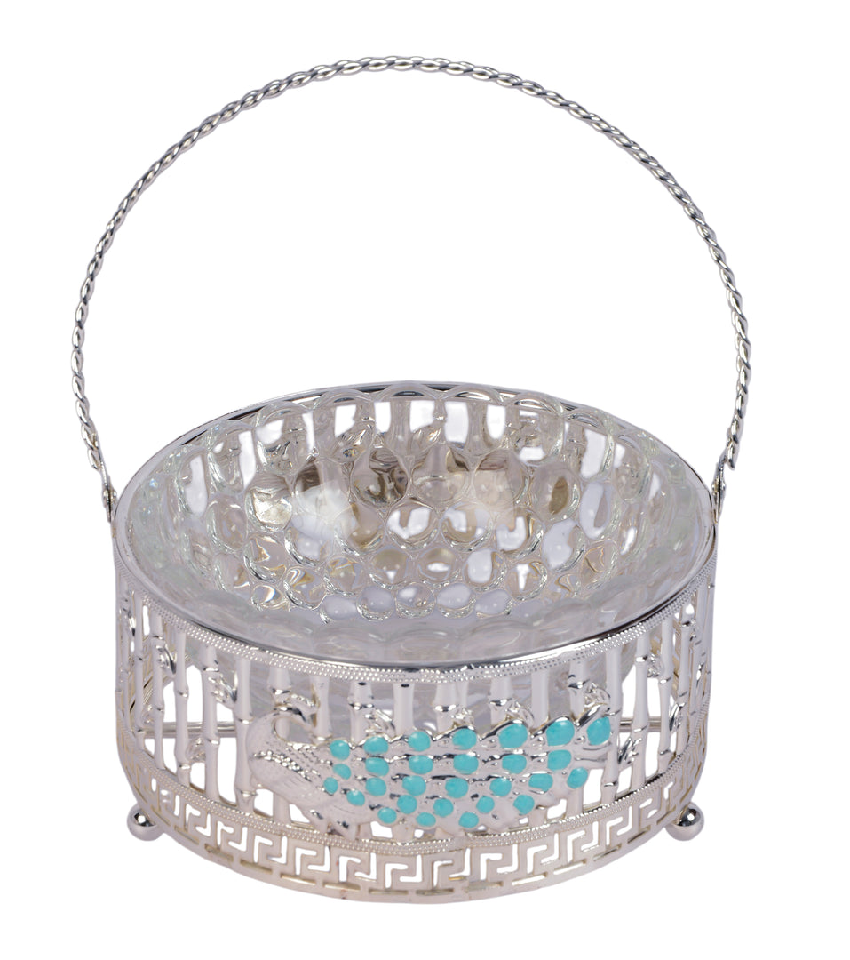 PEACOCK BASKET