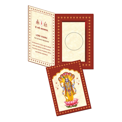 1 GM PURE SILVER COIN 999 (VISHNU BHAGWAN)