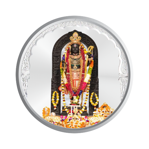 1 GM PURE SILVER COIN 999 (RAM LALLA)