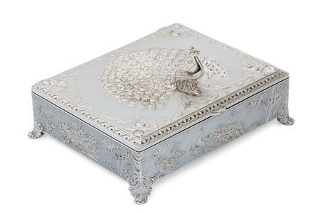 PEACOCK BOX 4 PART RECTANGULAR