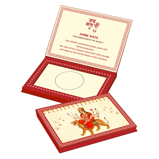 1 GM PURE SILVER COIN 999 (DURGA MATA)