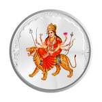 Load image into Gallery viewer, 1 GM PURE SILVER COIN 999 (DURGA MATA)
