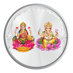 Load image into Gallery viewer, 1 GM PURE SILVER COIN 999 (LAXMI GANESHA)
