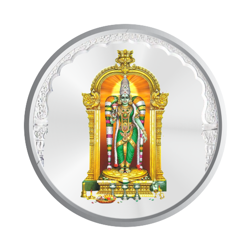 1 GM PURE SILVER COIN (MADURAI MEENAKSHI)