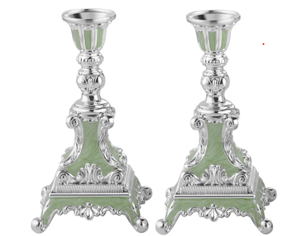 CANDLE STAND PAIR(ENAMELLED)