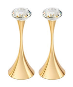 Load image into Gallery viewer, CRYSTAL CANDLE STAND PAIR
