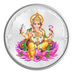 Load image into Gallery viewer, 1 GM PURE SILVER COIN 999 (GANESHA)
