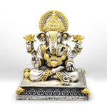 Load image into Gallery viewer, PAAT GANESHA WITH GOLD FOIL- BIG
