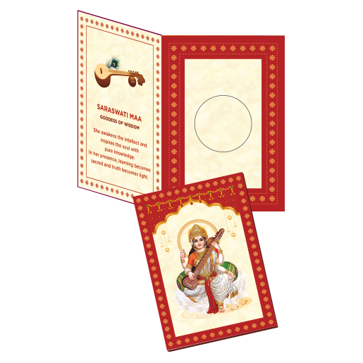 1 GM PURE SILVER COIN 999 (SARASWATI)