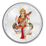 Load image into Gallery viewer, 1 GM PURE SILVER COIN 999 (SARASWATI)
