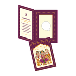 Load image into Gallery viewer, 1 GM PURE SILVER COIN 999 (LAXMI, GANESHA &amp; SARASWATI)
