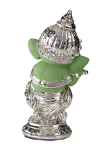 Load image into Gallery viewer, Silver Dancing Ganesh ji with Green Body
