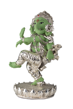 Load image into Gallery viewer, Silver Ganesh ji Natraj Pose
