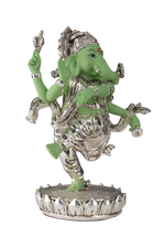 Load image into Gallery viewer, Silver Ganesh ji Natraj Pose
