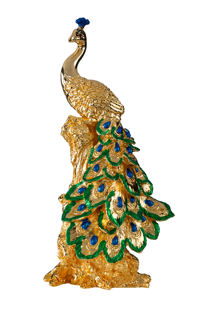 Silver Golden Peacock