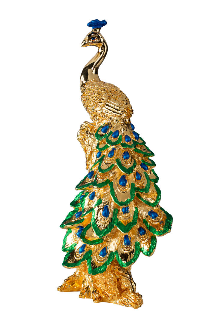 Silver Golden Peacock