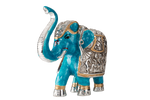 Load image into Gallery viewer, Silver Blue Golden Elephant
