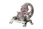 Load image into Gallery viewer, Silver  Ganesh ji with pink Body
