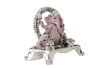 Load image into Gallery viewer, Silver  Ganesh ji with pink Body
