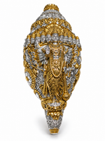Load image into Gallery viewer, Dashavtar Vishnu Shankh  Two Tone