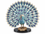 Load image into Gallery viewer, PEACOCK SPREADING TAIL-ENAMELED